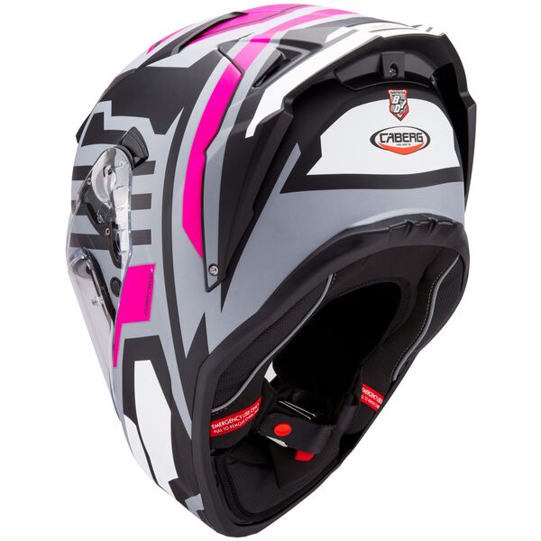 Caberg Helm Drift Evo II Horizon matt-grau/schwarz-Fuchsia