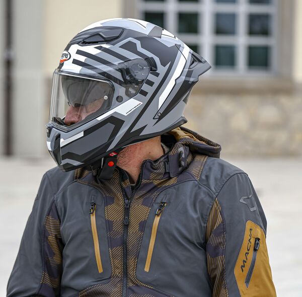 Caberg Helm Drift Evo II Horizon matt-grau/schwarz-weiß