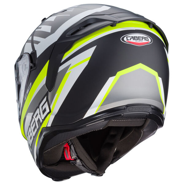 Caberg Helm Avalon X Kira matt-schwarz/grau-fluo-gelb-weiß