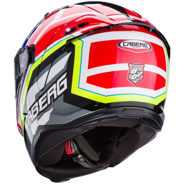 Caberg Helm Avalon X Track schwarz/fluo-gelb-rot-blau