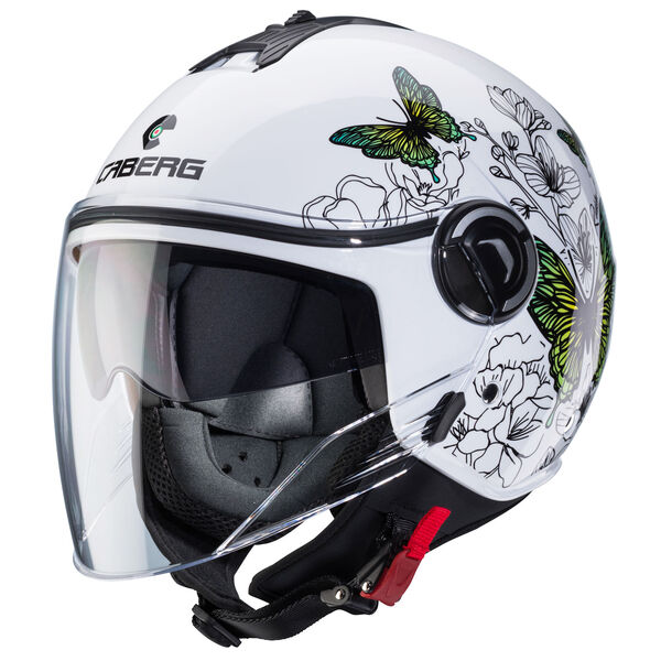 Caberg Helm Riviera V4 X Muse weiß/gelb-grün