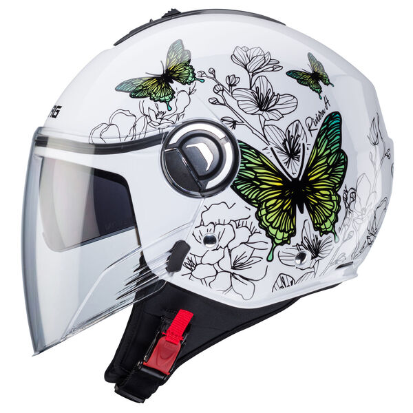 Caberg Helm Riviera V4 X Muse weiß/gelb-grün