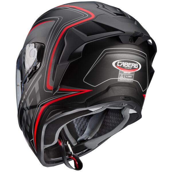 Caberg Helm Drift Evo Integra matt-schwarz/grau-fluo-rot