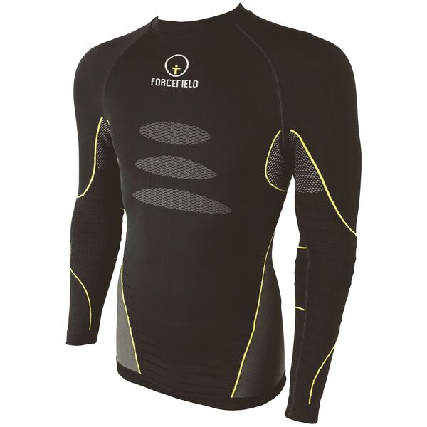 Forcefield Tech 3 Base Layer Shirt schwarz/gelb