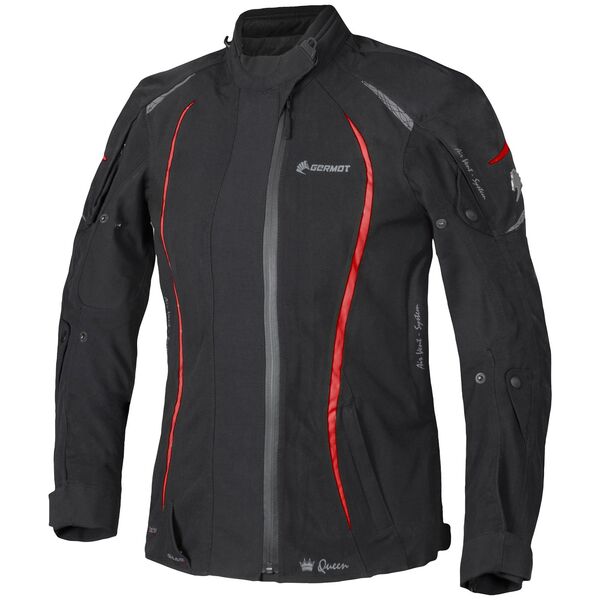 Germot Jacke MotoQueen schwarz/rot