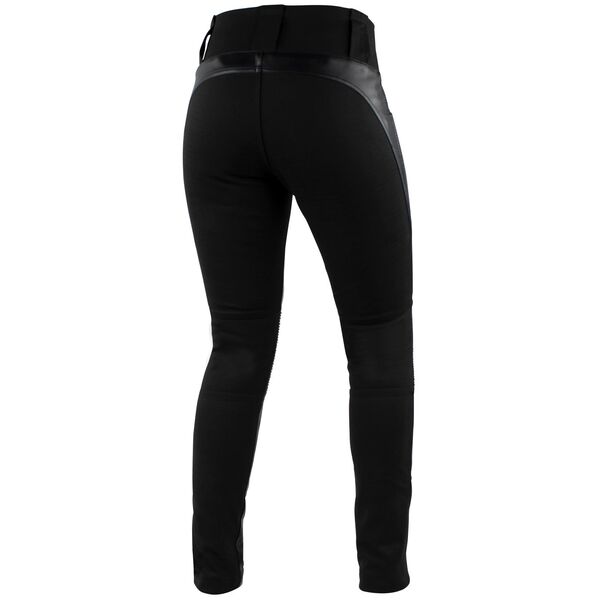 Trilobite Leder Leggings Damen schwarz - L32