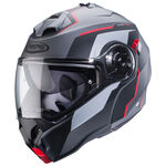 Caberg Helm Duke Evo Move matt-gun metallic/schwarz-rot