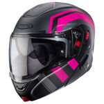 Caberg Helm Horus X Road matt-gun metallic/schwarz-Fuchsia