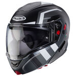 Caberg Helm Horus X Road matt-schwarz/gun-metallic-weiß