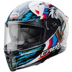 Caberg Helm Avalon Hawk weiß/schwarz-blau