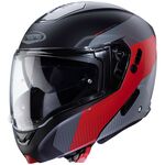 Caberg Helm Horus Scout matt-schwarz/fluo-rot-grau